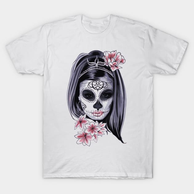 horror carnival mask for women T-Shirt by hossamahmed